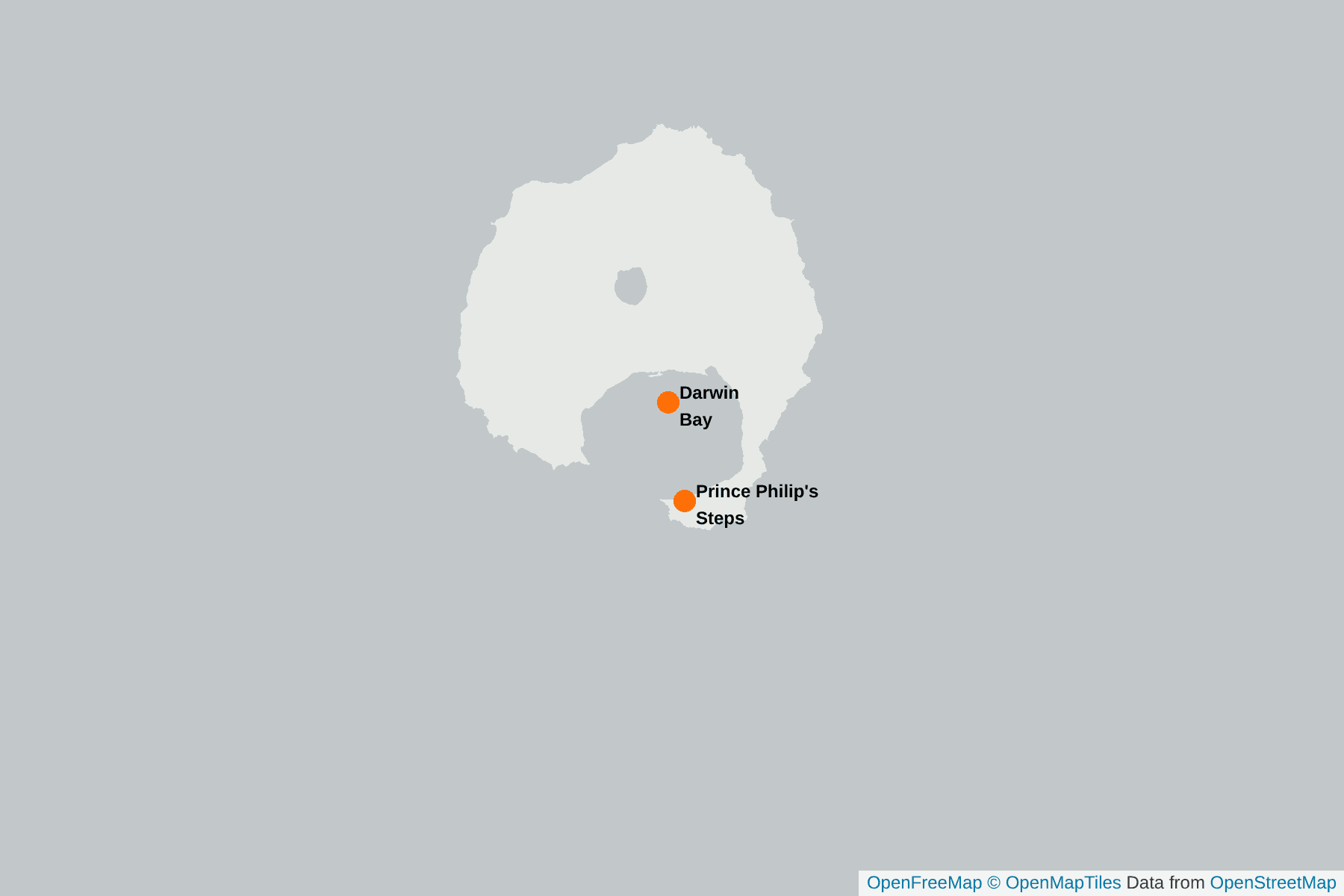 Map of Genovesa